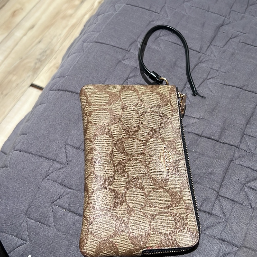 Used Coach wristlet/wallet